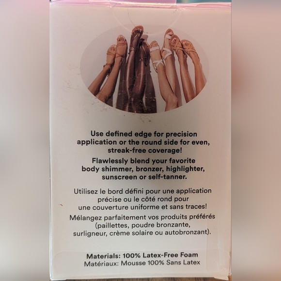 NIB Lindo black Body Blender for smooth, even application of shimmers, tanning - Picture 3 of 5